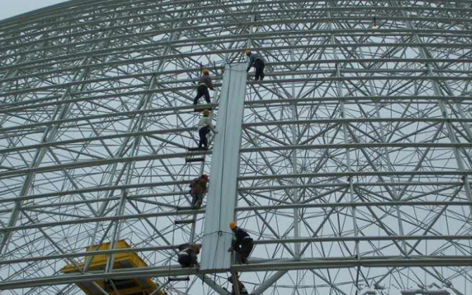 新密网架装配好以后应当留神哪八项验收事件